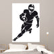 American Football Player Silhouette