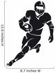 American Football Player Silhouette