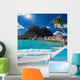 Palms Hammock and Ocean Bora-Bora Polynesia Wall Mural