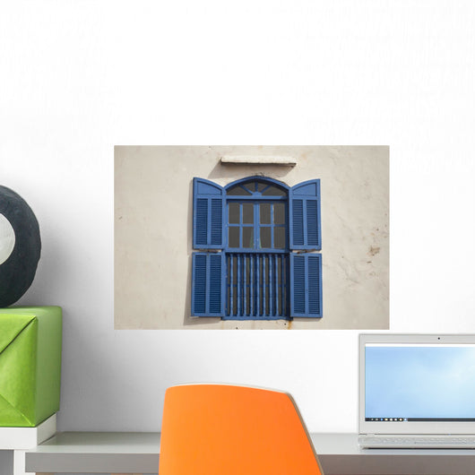 Window in Essaouira Morocco Wall Mural