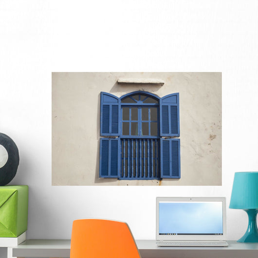 Window in Essaouira Morocco Wall Mural