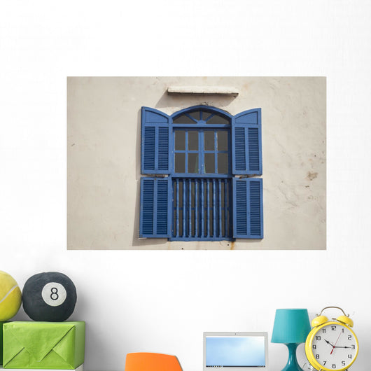 Window in Essaouira Morocco Wall Mural