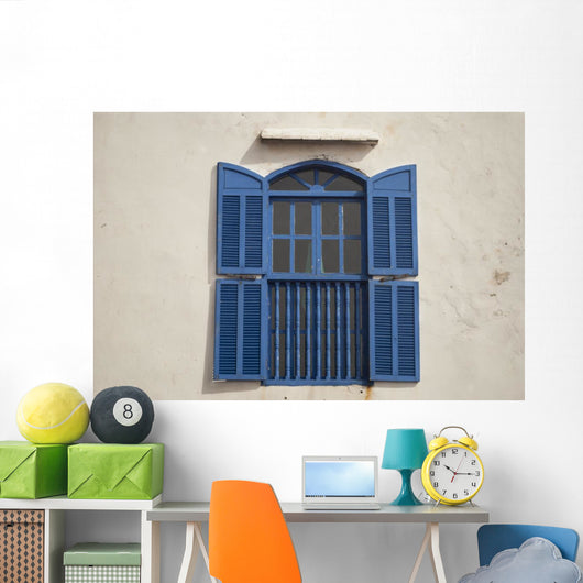 Window in Essaouira Morocco Wall Mural
