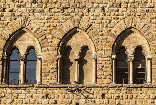 Volterra Pisa Three Mullioned