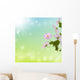 Flower background. Nature season Wall Mural