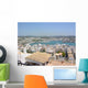 Ibiza overlooking the harbor Wall Mural