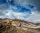 Road Construction Mountains Himalayas