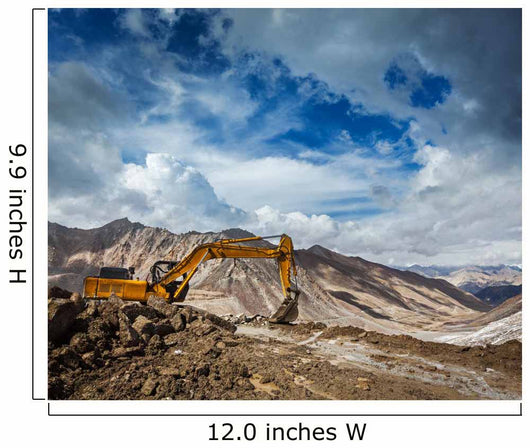 Road Construction Mountains Himalayas