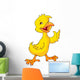 Cute Baby Chicken Waving Wall Decal