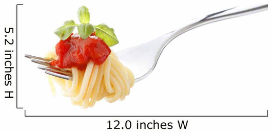 Spaghetti pasta with tomato sauce and basil on fork Wall Decal
