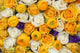 yellow and white bridal flowers Wall Mural