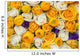 yellow and white bridal flowers Wall Mural