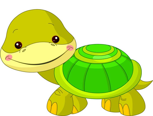 Fun zoo. Turtle Wall Decal