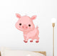 Fun Zoo Pig Wall Decal
