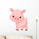 Fun zoo. Pig Wall Decal