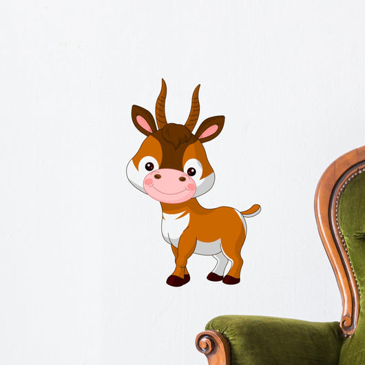 Fun zoo. Antelope Wall Decal
