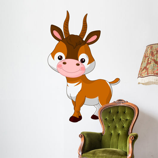Fun zoo. Antelope Wall Decal