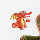 Red Dragon Wall Decal