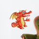 Red Dragon Wall Decal