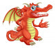 Red Dragon Wall Decal