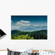 Mountains With Blue Sky And Forrest Scenery Wall Mural