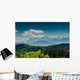 Mountains With Blue Sky And Forrest Scenery Wall Mural