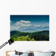 Mountains With Blue Sky And Forrest Scenery Wall Mural