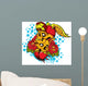 Flying skulls Wall Decal