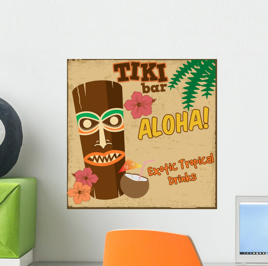 Tiki Bar Vintage Poster