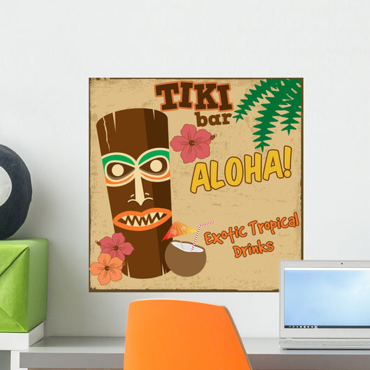 Tiki Bar Vintage Poster