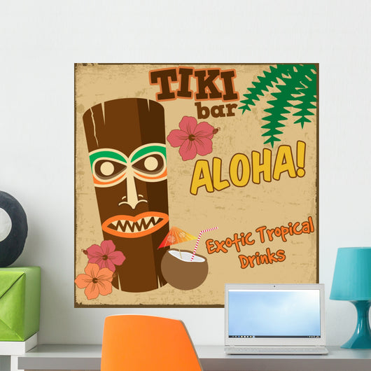 Tiki Bar Vintage Poster