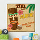 Tiki Bar Vintage Poster