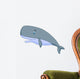 Cute Sperm Whale Cartoon Wall Decal