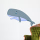 Cute sperm whale cartoon Wall Decal