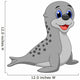 Baby seal cartoon Wall Decal