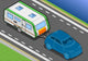 Isometric Roulotte and Car