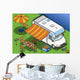 isometric camper Wall Mural
