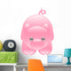 Cute Cartoon Pig Wall Decal