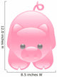 Cute Cartoon Pig Wall Decal