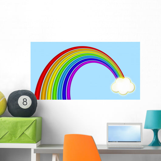 Rainbow's end Wall Mural