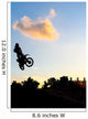 Motor Cross with Silhouette
