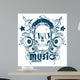 Music addict Wall Decal