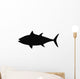 Silhouette of Tuna Fish Wall Decal