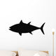 Silhouette of Tuna Fish Wall Decal