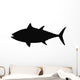 Silhouette of Tuna Fish Wall Decal