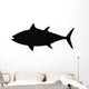 Silhouette of Tuna Fish Wall Decal