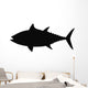 Silhouette of Tuna Fish Wall Decal