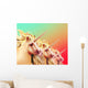 rainbow unicorn army Wall Mural