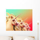 rainbow unicorn army Wall Mural