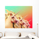 rainbow unicorn army Wall Mural
